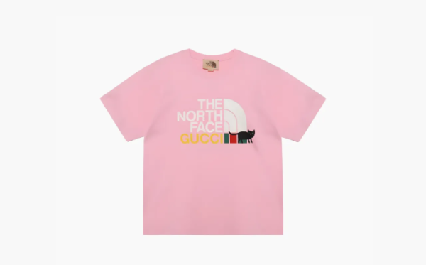 Gucci x The North Face T-shirt Light Pink 