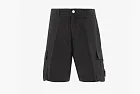Stone Island Cotton Rep Cargo Shorts Black