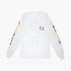 Chrome Hearts Multi Color Cross Cemetery L/S T-shirt White