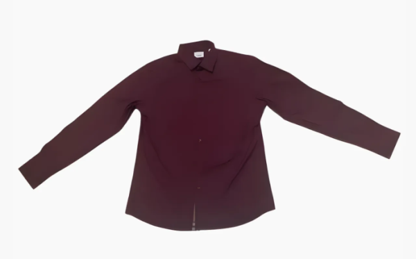 Burberry Shirt Mens Dark Red 