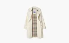 Burberry Mid-length Gabardine Kensington Trench Coat Beige