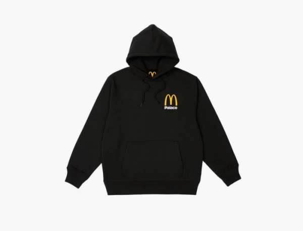 Palace x McDonald's Logo Hoodie Black 