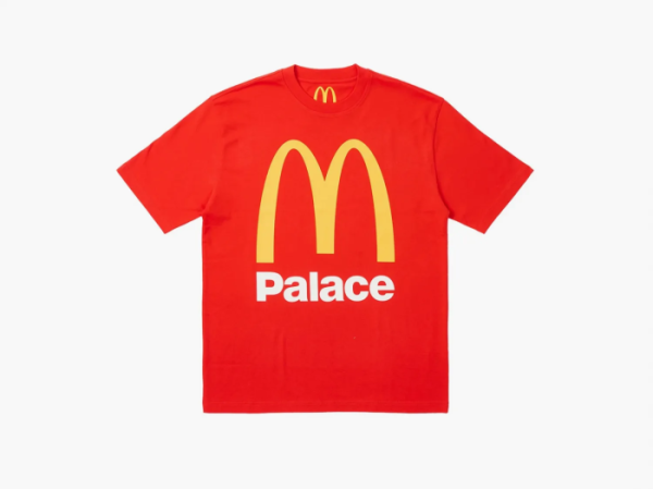Palace x McDonald's Logo T-Shirt Red  Palace x McDonald's Logo T-Shirt Red