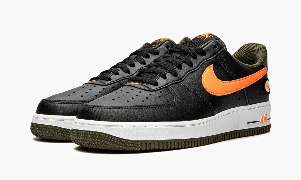 Air Force 1 Low Hoops Black University Gold