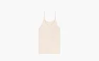 Sporty & Rich Srhwc Ribbed Tank Top Cream