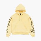 Stussy Motif Print Hoodie Yellow