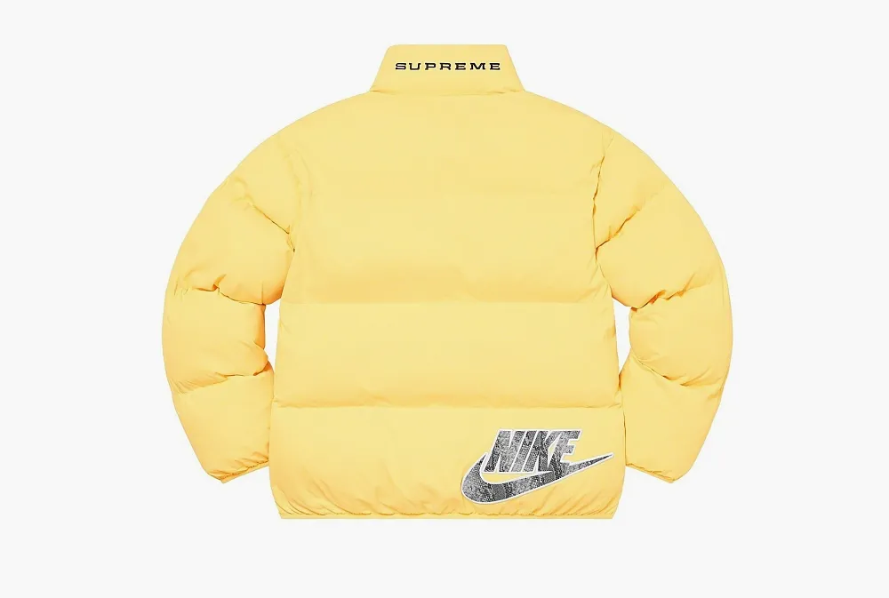 Supreme x Nike Reversible Puffy Jacket Pale Yellow