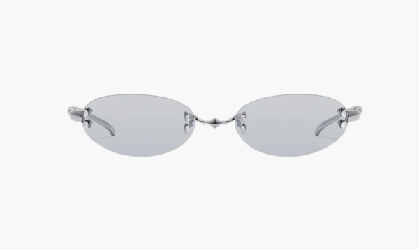 Gentle Monster Furi 02(G) Sunglasses Silver / Gray 