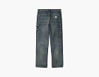 Carhartt WIP Double Knee Pant Washed Blue Denim
