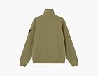 Stone Island Malfile Fleece Old Effect Track Jacket Military Green