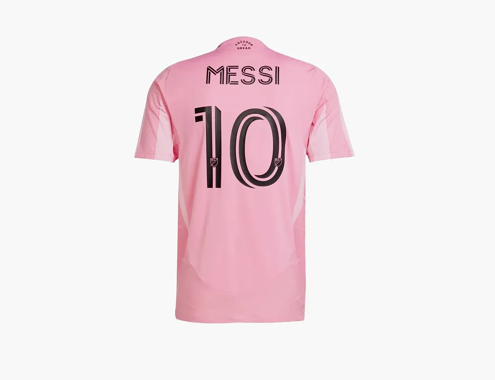 Adidas Inter Miami CF 25/26 Messi Away Authentic Jersey T-Shirt  Easy Pink