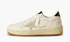 Golden Goose Ball Star White Black Heel