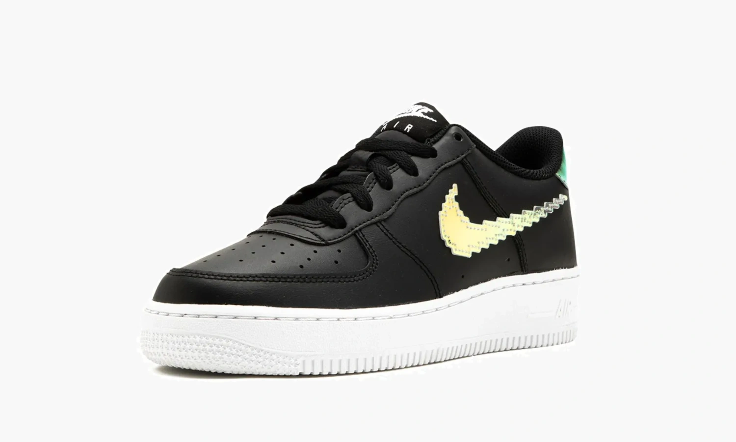 Air Force 1 Low LV8 GS "Digital Swoosh - Black" 