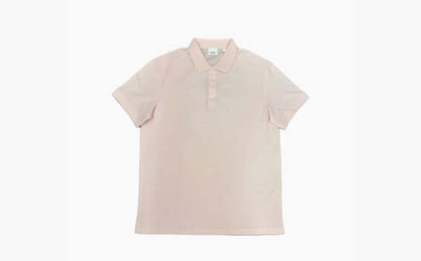 Burberry SS25 Polo Shirt  Pink  Burberry SS25 Polo Shirt  Pink