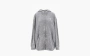 Adidas originals Washed-out cotton oversized full-zip hoodie Gray 