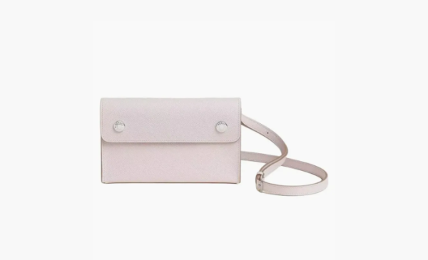 Hermès Snap Cow Leather Shoulder Bag Light Purple 