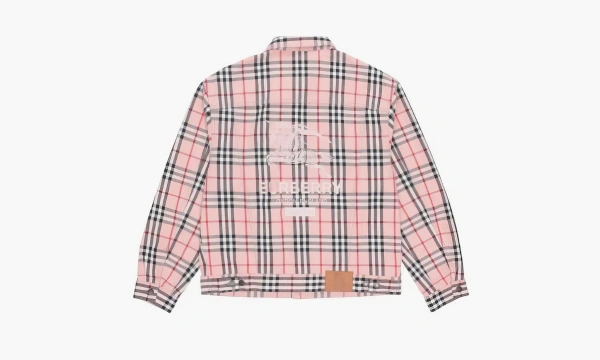 Supreme X Burberry Trucker Jacket Pink  Supreme X Burberry Trucker Jacket Pink