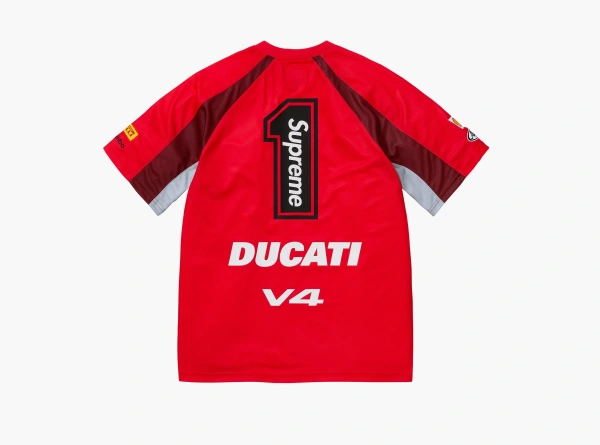 Supreme x Ducati Soccer Jersey Red  Supreme x Ducati Soccer Jersey Red