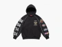 Supreme Playoffs Zip Up Hooded Sweatshirt Black 