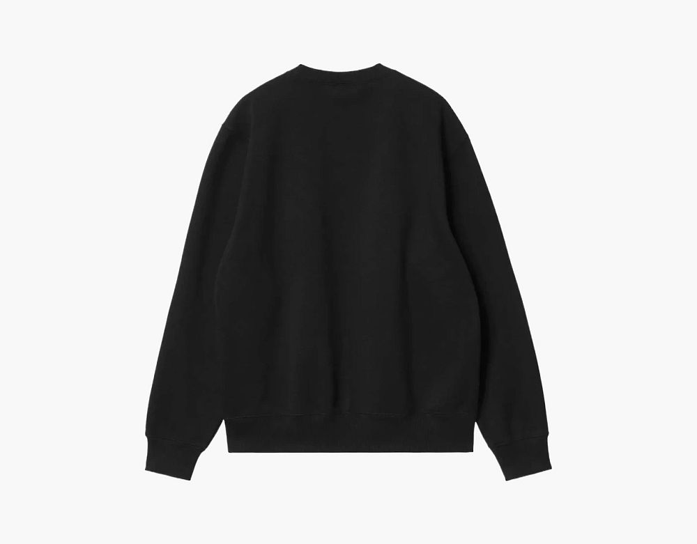 Carhartt WIP Tonal Logo Sweatshirt Black