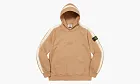 Stone Island X Supreme Stripe Hooded Sweatshirt Tan
