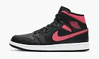 Air Jordan 1 Mid WMNS Black Siren Red