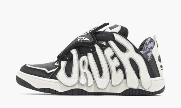 Old Order X Sta Sneaker Series Skater 001 Black White