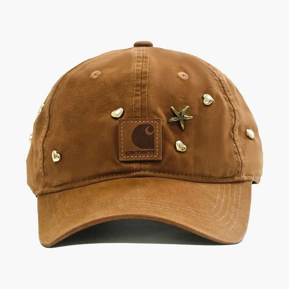 Carhartt Floral Embroidered Cap Brown