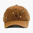 Carhartt Floral Embroidered Cap Brown