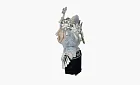 Pop Mart Labubu The Monsters Sea Salt Coconut Grey Lace Dress