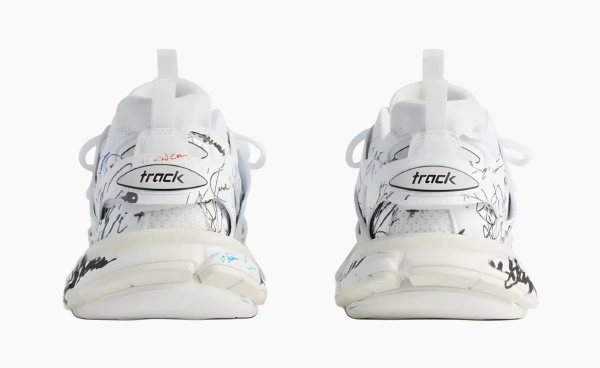 Balenciaga Track 1.0 Low Top Casual Shoes White 