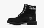 Timberland 6 Inch Premium Waterproof Boots WMNS "Black Nubuck With Silver Logo" 