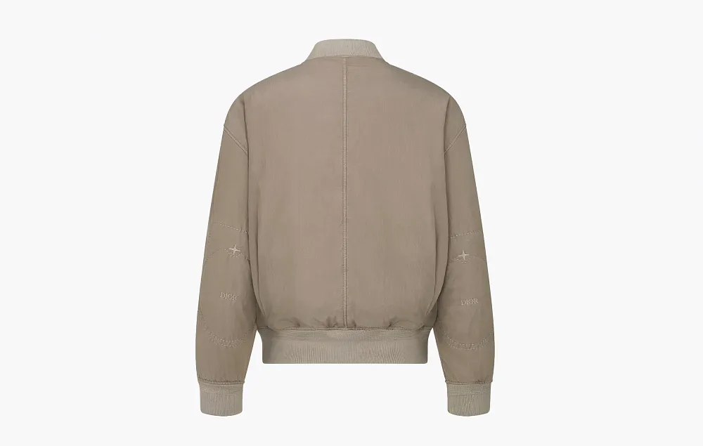 Dior x Stone Island Bomber Jacket Brown