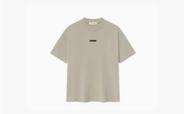 Fear of God ESSENTIALS Mens Classic Fit Tee Heather Stone 