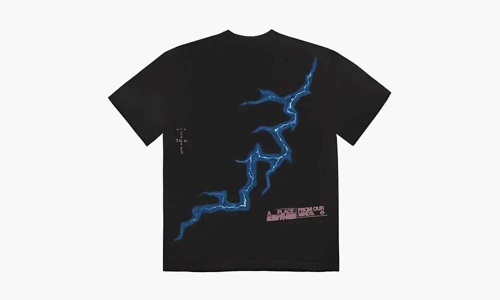 Travis Scott Cactus Jack X Fragment Danger Tee Washed Black