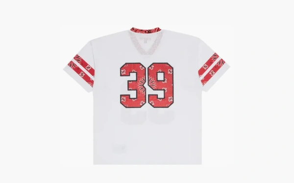 Supreme Bandana Football Jersey White  Supreme Bandana Football Jersey White