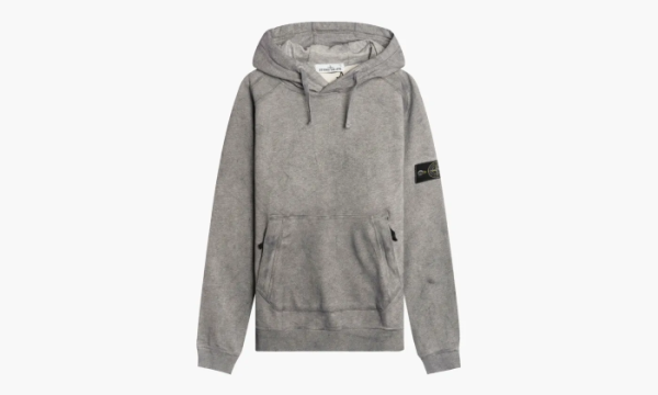 Stone Island Dust Treatment Hoodie Grey 
