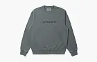 Carhartt WIP Script Washed Sweatshirt Grey