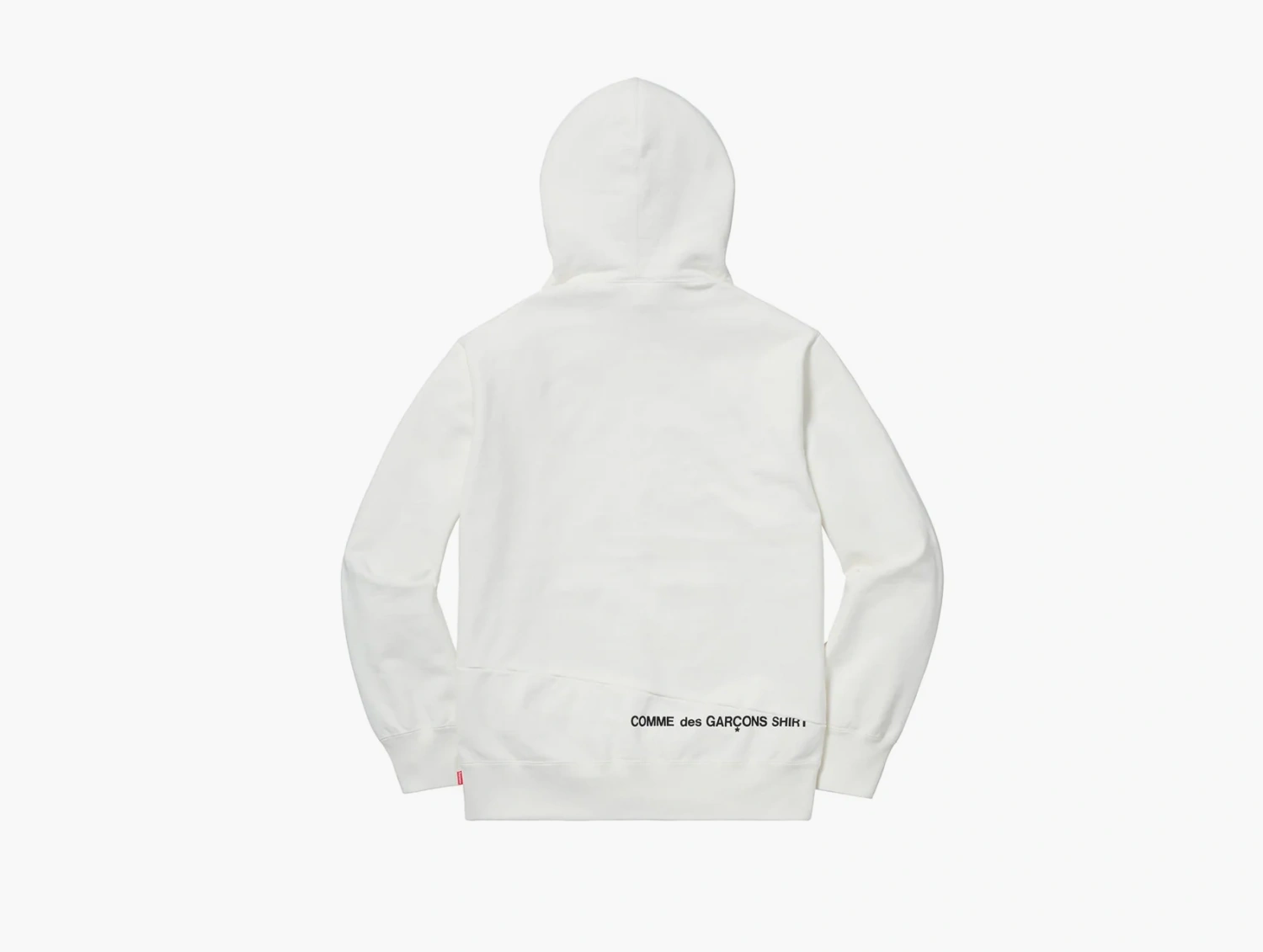 Supreme x Comme des Garcons Shirt Split Box Hooded Sweatshirt White 