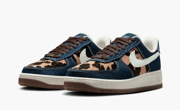 Nike Air Force 1 Low WMNS Cheetah Blue Denim 