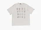 A Bathing Ape Garment Dye Logo Relaxed Fit Tee Ivory