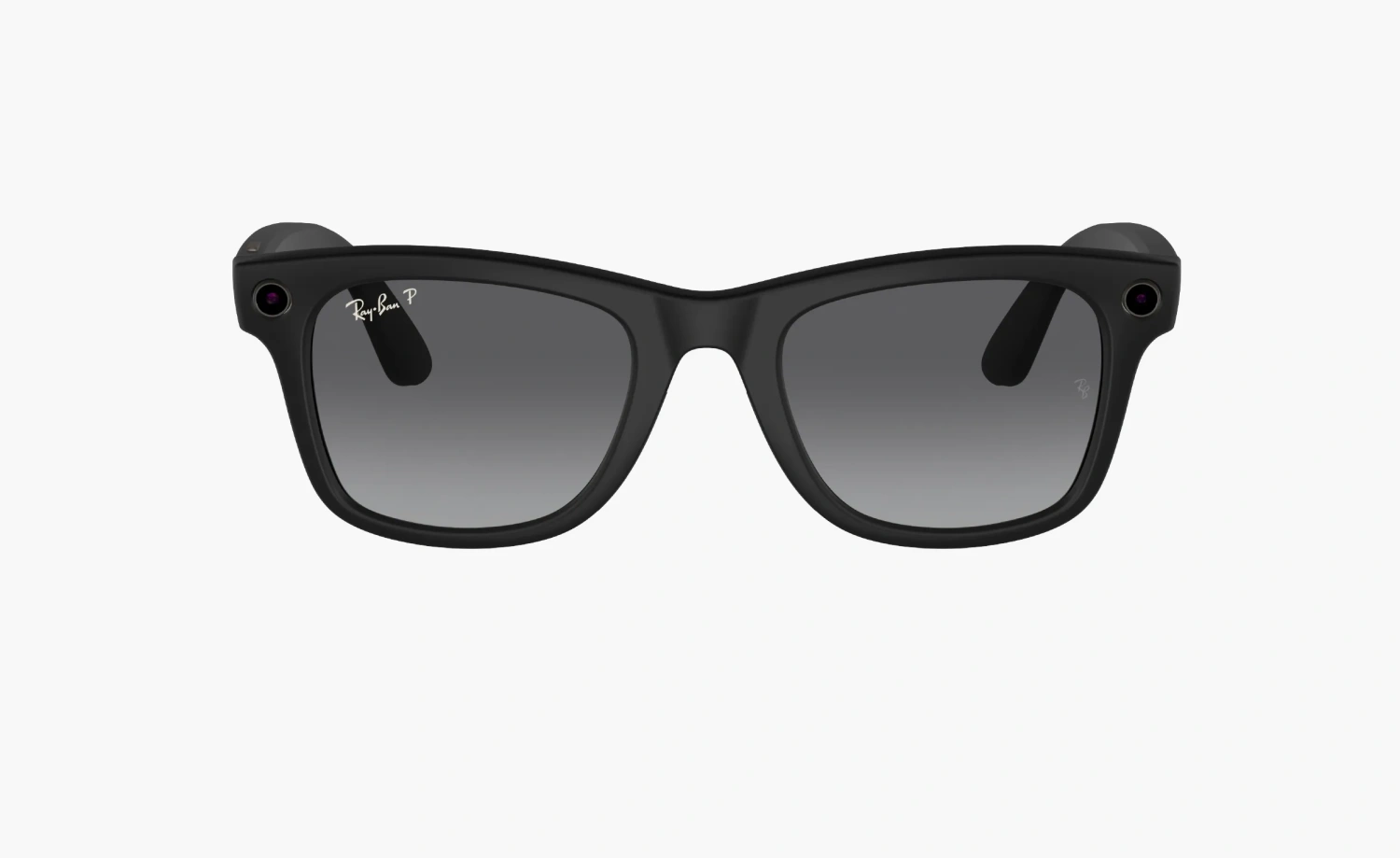 Ray-Ban Meta Wayfarer Sunglasses Matte Black/Grey 