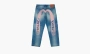 PALACE X Evisu Classic Logo Jeans Mid Wash 