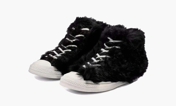 Ambush x Converse Chuck 70 High Fuzzy - Black Egret 