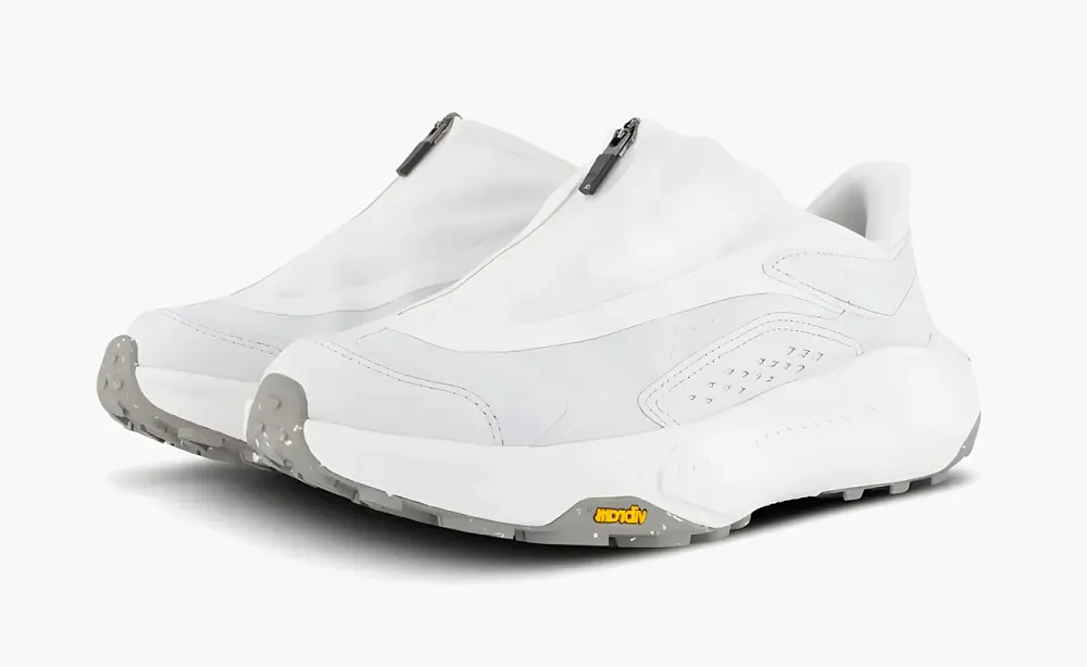 Hoka Project Transport White Cosmic Grey