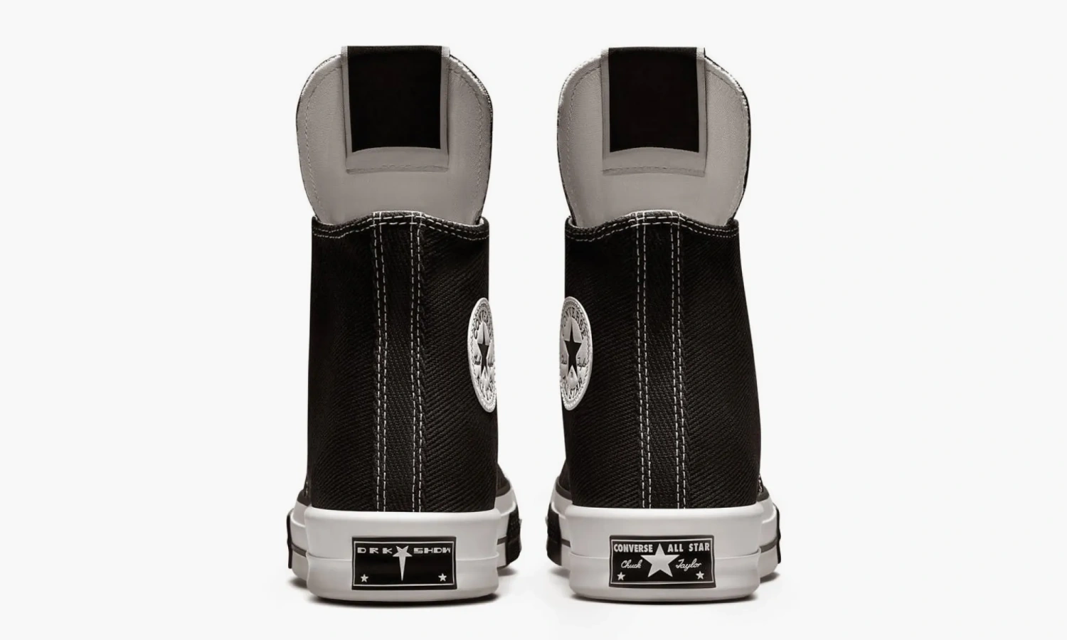 Rick Owens X Converse Drkshdw Drkstar Chuck Taylor All Star High Black 