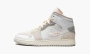 Air Jordan 1 Mid SE GS Craft Inside Out White Grey 