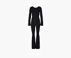 Alo Yoga Alosoft Melody Full Length Bootcut Onesie Black