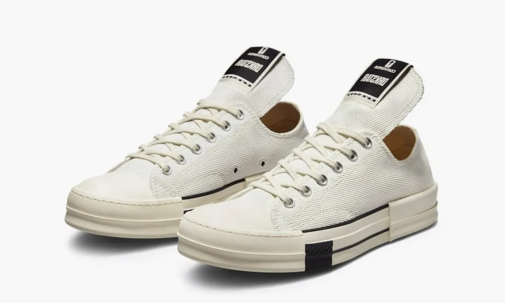 Rick Owens X Converse Drkshdw Drkstar Chuck Taylor All-star 70 Ox White