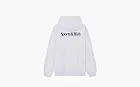 Sporty & Rich Yankees Serif Zip Hoodie Light Gray